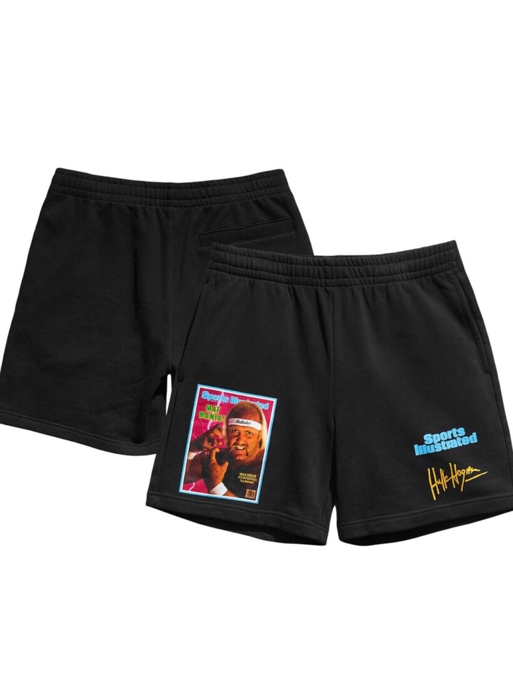 NWT Hulk Hogan Sports Illustrated "Mat Mania" Graphic Sweatpants Black 4XL WWE